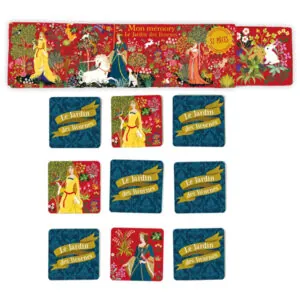 MON MEMORY IMAGIER LE JARDIN DES LICORNES 32 PIECES - CARTES D'ART