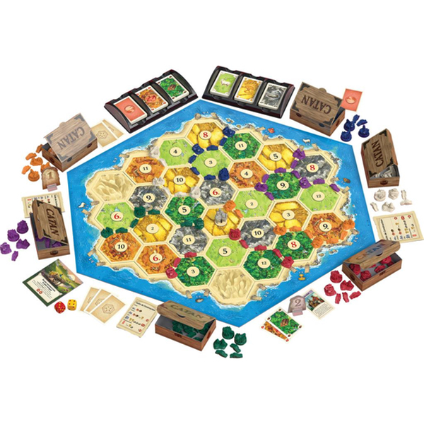 CATAN- JEU DE BASE 5-6 JOUEURS (EXT) (REFRESH)