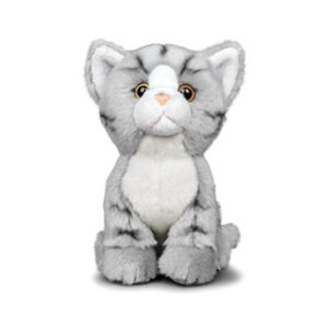 PELUCHE CHAT GRIS TIGRE - ANIMIGOS WORLD OF NATURE