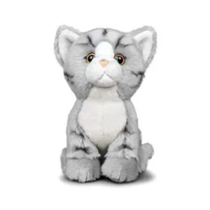 PELUCHE CHAT GRIS TIGRE - ANIMIGOS WORLD OF NATURE