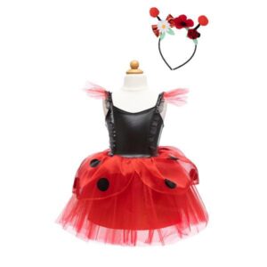 ROBE COCCINELLE AVEC COIFFE 3/4 ANS - GREAT PRETENDERS