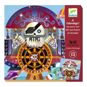 COFFRET TABLEAUX METAL ET STRASS PIRATES - DJECO