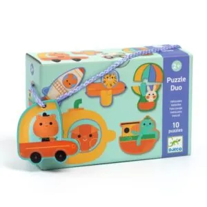 PUZZLE DJECO DUO VEHICULES - 2 PIECES