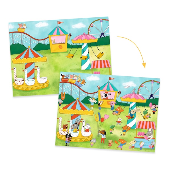 POCHETTE DECALCOMANIES C'EST LA FETE - DJECO – Image 2