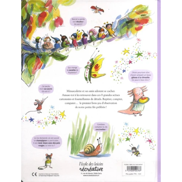 LIVRE CHERCHE ET TROUVE MINUSCULETTE - L'ECOLE DES LOISIRS – Image 2