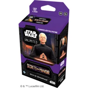 STAR WARS UNLIMITED - SECRETS DU POUVOIR - DECK DE DÉMARRAGE - CHANCELIER PALPATINE