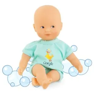 POUPON MINI BAIN BLEU 20 CM - COROLLE