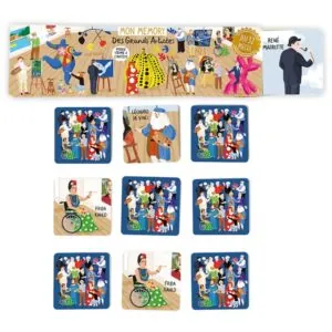 MON MEMORY ATELIER D'ARTISTES 32 PIECES - CARTES D'ART