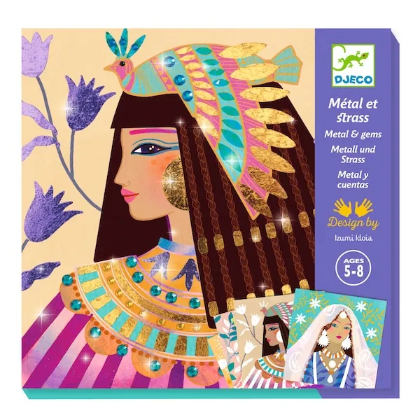 COFFRET TABLEAUX A METALLISER PARURES PRECIEUSES - DJECO