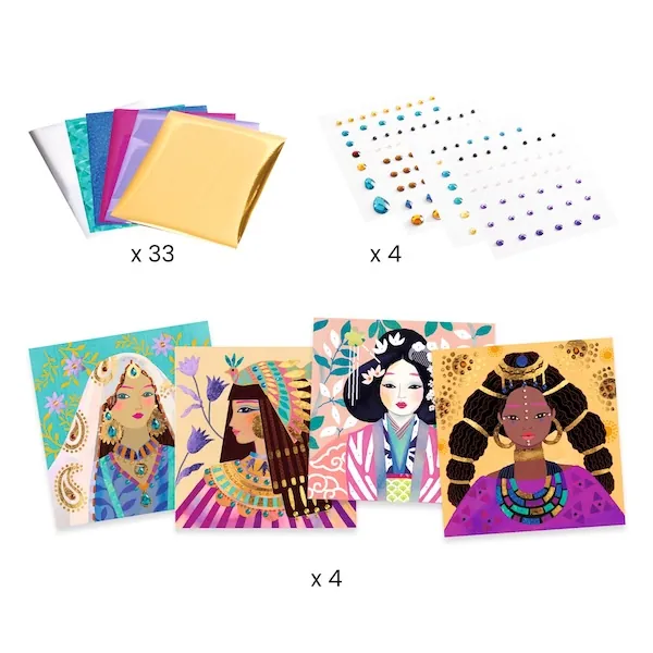 COFFRET TABLEAUX A METALLISER PARURES PRECIEUSES - DJECO – Image 4
