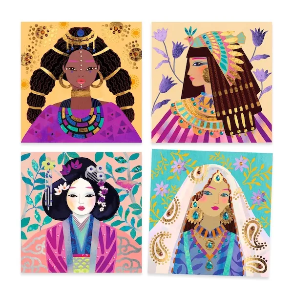 COFFRET TABLEAUX A METALLISER PARURES PRECIEUSES - DJECO – Image 3