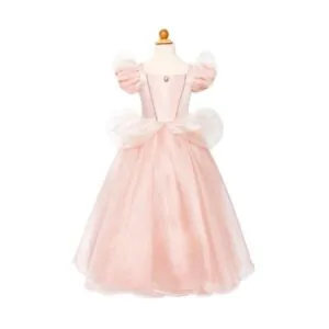 ROBE DE PRINCESSE ANTIQUE ROSE PALE 7/8 ANS - GREAT PRETENDERS