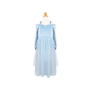 ROBE DE PRINCESSE VELOURS ELSA 7/8 ANS - GREAT PRETENDERS