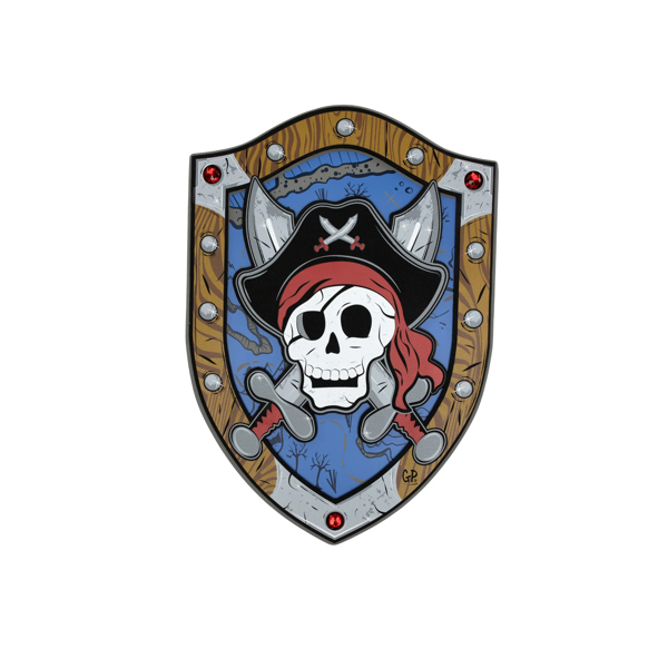 BOUCLIER PIRATE DU CAPITAINE SKULLY - GREAT PRETENDERS