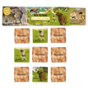 MON MEMORY PREHISTOIRE 32 PIECES - CARTES D'ART