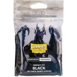 100 DRAGON SHIELD PERFECT FIT - THICK BLACK