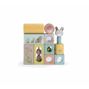 CUBES D ACTIVITES A EMPILER - TROIS PETITS LAPINS - MOULIN ROTY