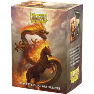 DRAGON SHIELD - ART DUAL MATTE - FIRE HORSE