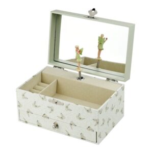 BOITE A BIJOUX MUSICALE VERTE - TROUSSELIER