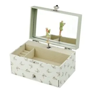 BOITE A BIJOUX MUSICALE VERTE - TROUSSELIER