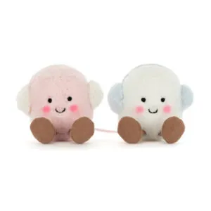 PELUCHES CHAMALLOWS ROSE ET BLANC - JELLYCAT