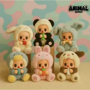 ZOO STUDIO - PELUCHE PORTE CLE REBEL ANIMALS