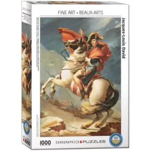 PUZZLE EUROGRAPHICS - BEAUX ARTS - J.L DAVID : BONAPARTE FRANCHISSANT LES ALPES - 1000 PIECES