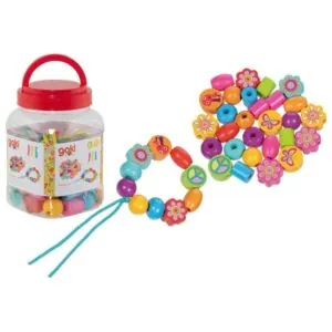 SET DE PERLES FLEURS - GOKI