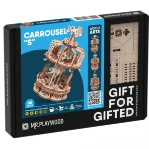 MR PLAYWOOD - MAQUETTE 3D BOIS - CARROUSEL