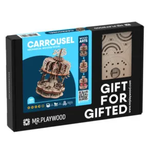 MR PLAYWOOD - MAQUETTE 3D MOBILE EN BOIS - CARROUSEL