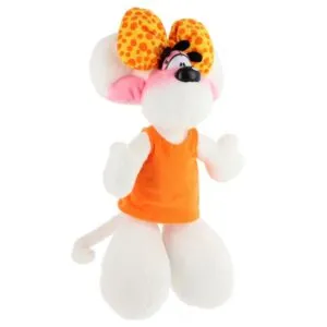 PELUCHE DIDDLINA EN ROBE ORANGE 30CM - DIDDL
