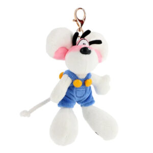 PELUCHE PORTE CLES DIDDL SALOPETTE BLEUE 15CM