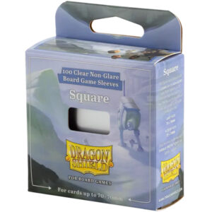 DRAGON SHIELD SLEEVES FOR BOARD GAME - SQUARE - 70 x 70 mm (100)