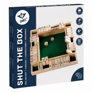 SHUT THE BOX 4 JOUEURS - BOIS NATUREL