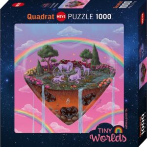 PUZZLE HEYE TINY WORLDS - A. GUZZETTA : LICORNES - 1000 PIECES