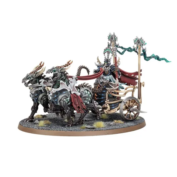 OSSIARCH BONEREAPERS - LIEGE-KAVALOS ON WAR CHARIOT