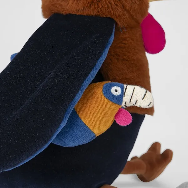 PELUCHE D'ACTIVITES GRAND CALAO LITCHI - LA FORET MAWA - MOULIN ROTY – Image 2