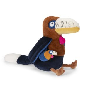 PELUCHE D'ACTIVITES GRAND CALAO LITCHI - LA FORET MAWA - MOULIN ROTY