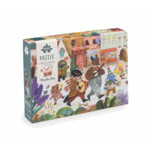 PUZZLE MOULIN ROTY : LA FETE DU PRINTEMPS - LES MINOUCHKAS - 500 PIECES