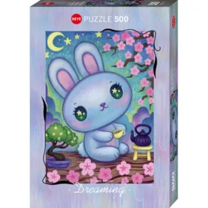 PUZZLE HEYE DREAMING : LAPIN JARDIN ZEN - 500 PIECES