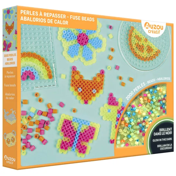 MON COFFRET D'ARTISTE - PERLES A REPASSER - AUZOU
