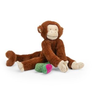 PELUCHE D'ACTIVITES A SUSPENDRE SINGE MOCHICA - LA FORET MAWA - MOULIN ROTY