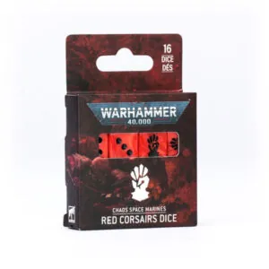 CHAOS SPACE MARINES - RED CORSAIRS - DICE SET