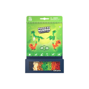 PLUS PLUS - BLOC D'ACTIVITES - DINOSAURES- 125 PIECES