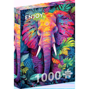 PUZZLE ENJOY : ELEPHANT DEGUISE - 1000 PIECES