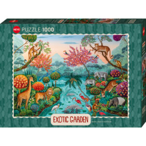 PUZZLE HEYE EXOTIC GARDEN - M. AMALIA BARTOLINI : LAGON PARADIS - 1000 PIECES