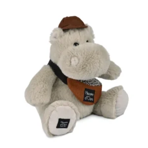 PELUCHE HIPPO - HELLO BROOK 20CM BEIGE - HISTOIRE D'OURS