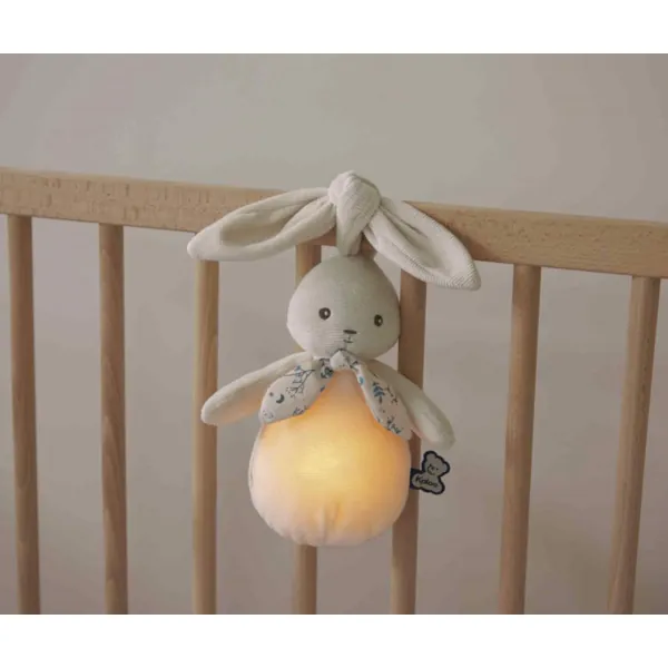 PELUCHE VEILLEUSE NOMADE LAPIN CREME - KALOO – Image 3