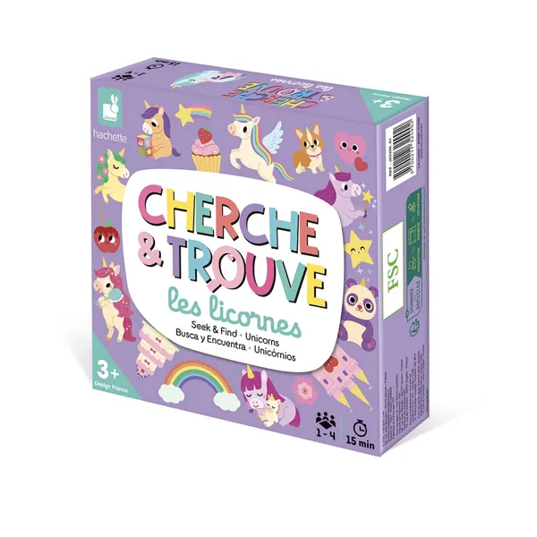 MON PREMIER CHERCHE ET TROUVE LICORNES - JANOD