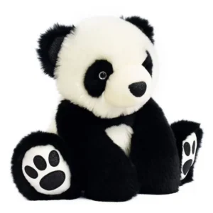 PELUCHE PANDA NOIR 35 CM - SO CHIC - HISTOIRE D'OURS